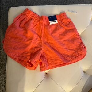 Old Navy Women's Vibrant Orange Athletic Shorts